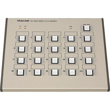 Tascam RC-SS20 Direct Play Remote for Tascam Solid State Recorder
