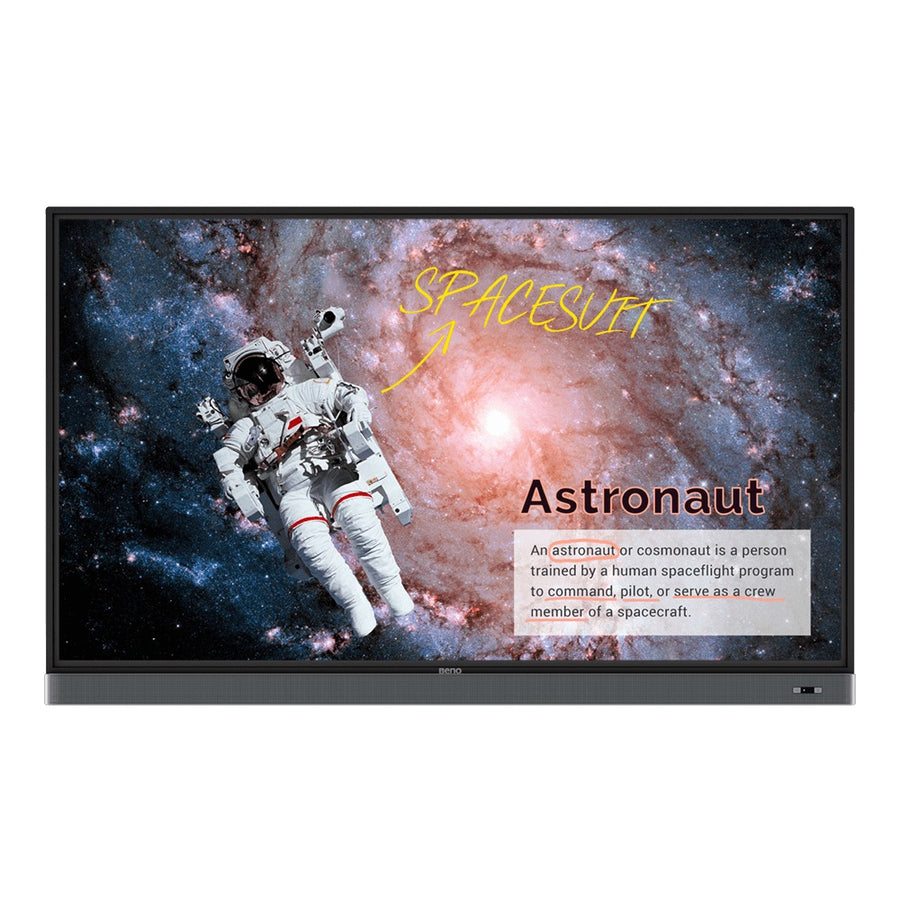 BenQ RM8602K 86-inch 4K UHD interactive flat panel for classrooms