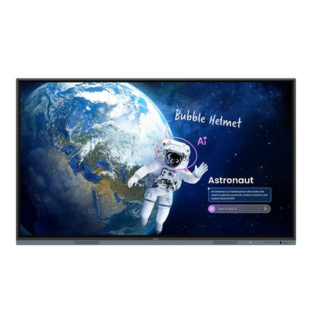 BenQ RM8605 86-inch 4K UHD interactive flat panel with microphone array