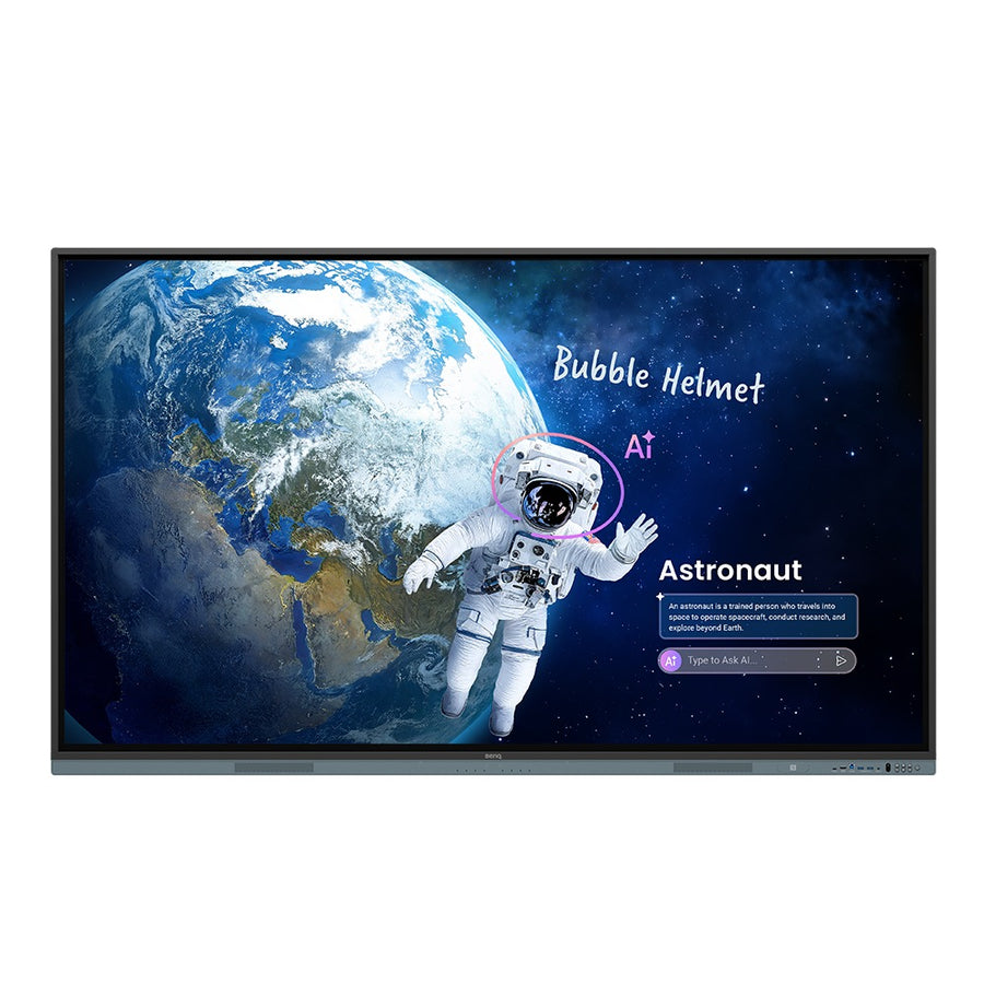 BenQ RM8605 86-inch 4K UHD interactive flat panel with microphone array