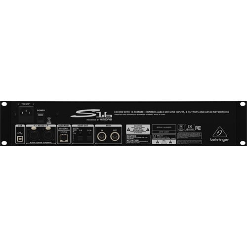 Behringer S16 16-channel Digital Snake I/O Box