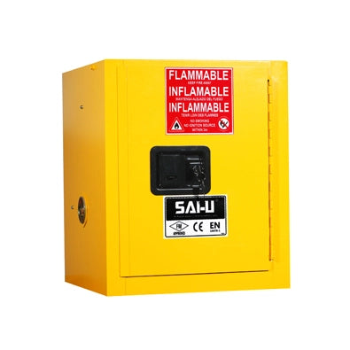 SAI-U Flammable Safety Cabinet SC2004Y – Leak-Proof Flammable Liquid Storage, SKU: SC2004Y