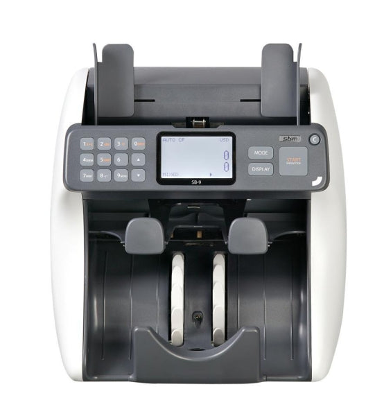 SBM SB-9 Advanced Banknote Counter, Dual CIS Technology, Accurate Currency Counting – SKU SB-9