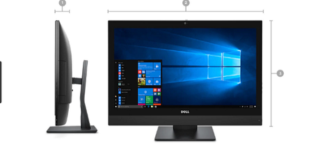 Dell OptiPlex 7450 All-in-One Touch Desktop PC (Intel Core i7-7700, 4GB, 500GB, Windows 10 Pro, 3Yr Basic Warranty)