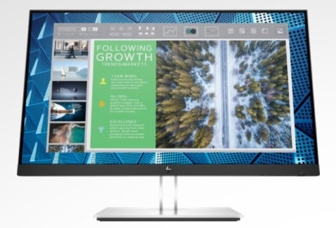 HP 9VG12AS ARAB 24 Inches E24q G4 QHD Monitor