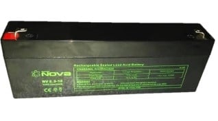 Nova NV2.3-12 12 Volts AGM-VRLA Sealed Lead Acid Battery