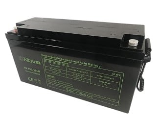 Nova NV150-12LH Volts AGM-VRLA Sealed Lead Acid Battery
