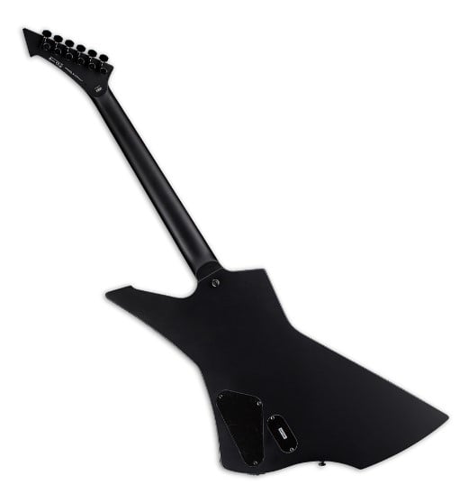 ESP LTD Snakebyte James Hetfield Signature Guitar, Black Satin Finish Including Hard Case