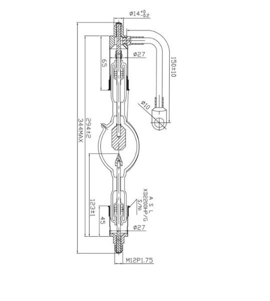Barco SLM R12+ / Replacement Lamp XD2200HP/G