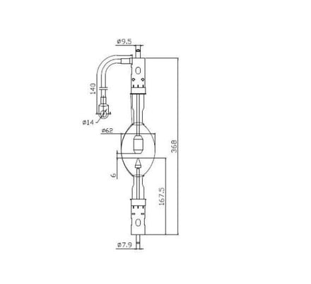Barco DP4K-32B / Replacement Lamp XD4500HP/G