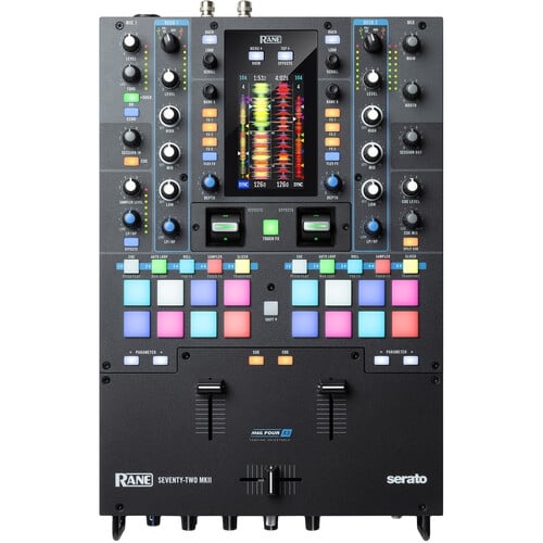 RANE DJ Seventy-Two MKII 2-Channel Performance Mixer with Touchscreen for Serato DJ Pro