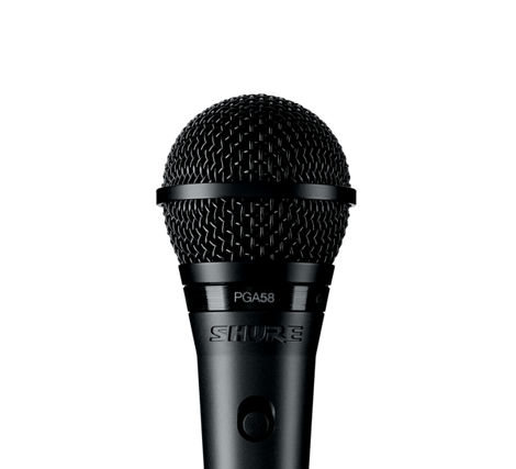 Shure PGA58-QTR Cardioid Dynamic Vocal Microphone with XLR-to-1/4" Cable