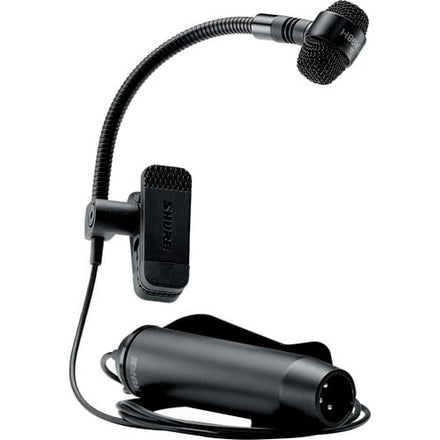 Shure Clip-On Cardioid Condenser Horn Mic with Inline Preamp and Cable (15')
