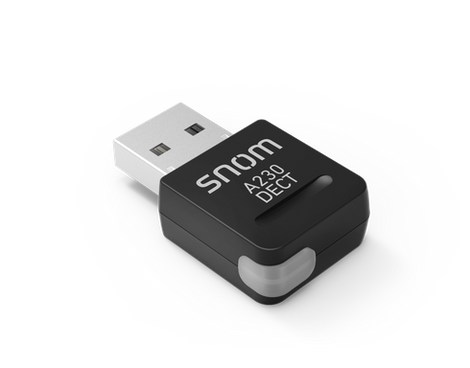 Snom A230 – Dongle and Headset View