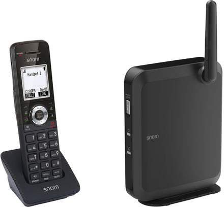 Snom M110 – Base Station and Handset View