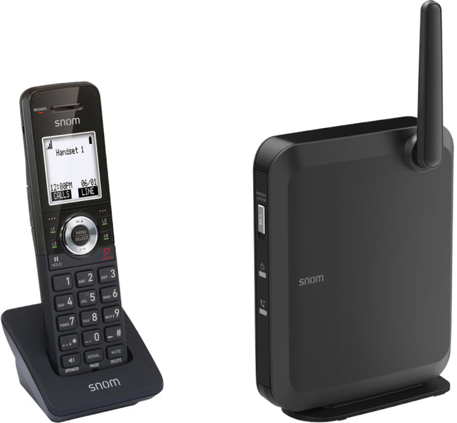 Snom M110 – Base Station and Handset View