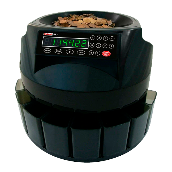 DoCash 913 Coin Sorter, SKU DoCash 913 – Professional Bank & Office Coin Counter