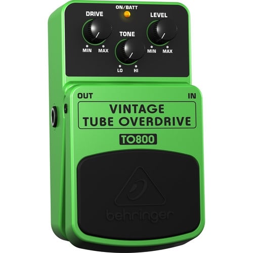 Behringer TO800 Vintage Tube-Sound Overdrive Effects Pedal