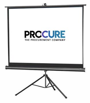 Buy Anchor 200cm x 200cm Tripod Screen - 1:1 Aspect - 112" Diagonal in Dubai, Sharjah, Abu Dhabi, Ajman, Al Ain, Ras Al Khaimah, Fujairah, Umm al Quwain, UAE
