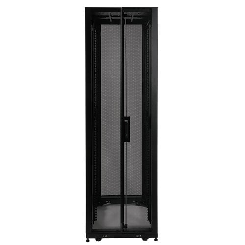 Tripp Lite SmartRack 45U Standard-Depth Rack Enclosure Cabinet with Doors, Side Panels and Shock Pallet