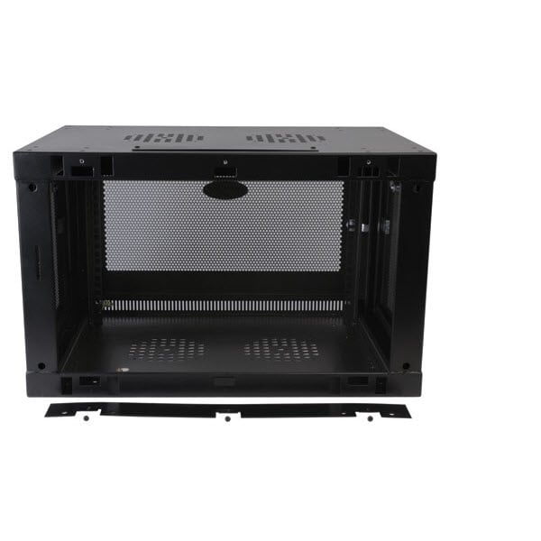 Tripp Lite SmartRack 6U Low-Profile Switch-Depth Wall-Mount Rack Enclosure Cabinet