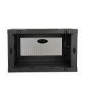 Tripp Lite SmartRack 6U Low-Profile Switch-Depth Knock-Down Wall-Mount Rack Enclosure Cabinet
