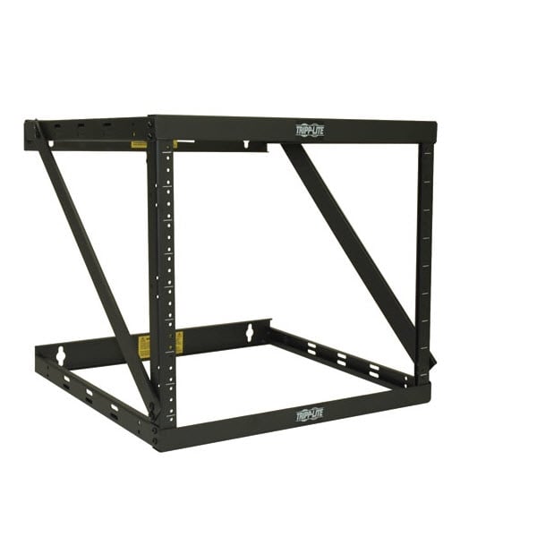 Tripp Lite SmartRack 8U/12U/22U Expandable Flat-Pack Switch-Depth Wall-Mount 2-Post Open Frame Rack