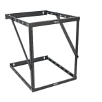 Tripp Lite SmartRack 8U/12U/22U Expandable Ultra Low-Profile Patch-Depth Wall-Mount 2-Post Open Frame Rack