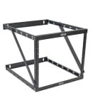 Tripp Lite SmartRack 8U/12U/22U Expandable Ultra Low-Profile Patch-Depth Wall-Mount 2-Post Open Frame Rack
