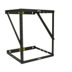 Tripp Lite SmartRack 8U/12U/22U Expandable Ultra Low-Profile Patch-Depth Wall-Mount 2-Post Open Frame Rack