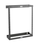 Tripp Lite SmartRack 8U/12U/22U Expandable Ultra Low-Profile Patch-Depth Wall-Mount 2-Post Open Frame Rack