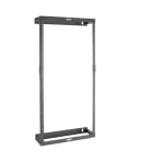 Tripp Lite SmartRack 8U/12U/22U Expandable Ultra Low-Profile Patch-Depth Wall-Mount 2-Post Open Frame Rack