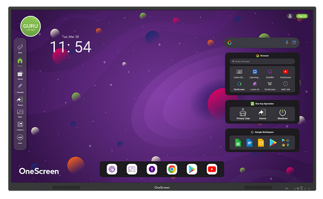 OneScreen Core 4K interactive display