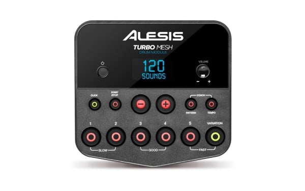 Alesis Turbo Mesh Kit Seven-Piece Electronic Drum Kit with Mesh Heads