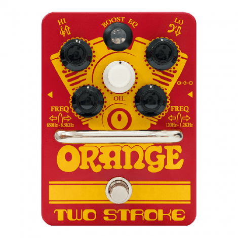 Orange Two Stroke Boost EQ Pedal