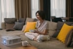 Optoma UHD35STx 3600 Lumens 4K UHD Short Throw 4K UHD Gaming and Home Entertainment Projector