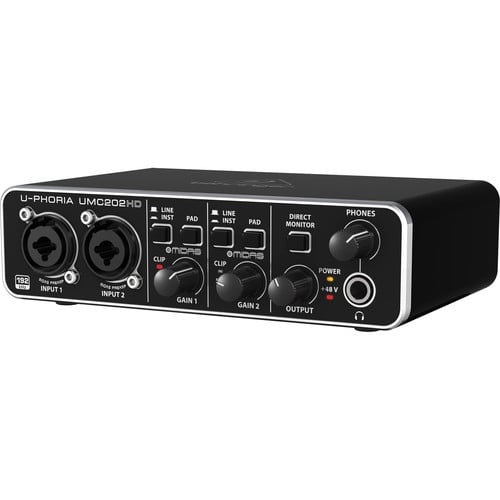 Behringer U-PHORIA UMC202HD USB 2.0 Audio Interface