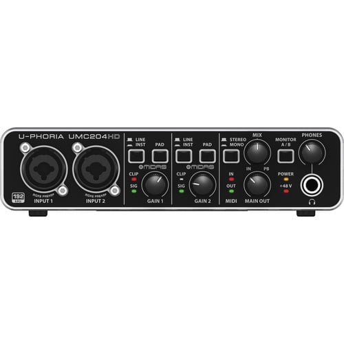 Behringer UMC204HD USB 2.0 Audio Interface