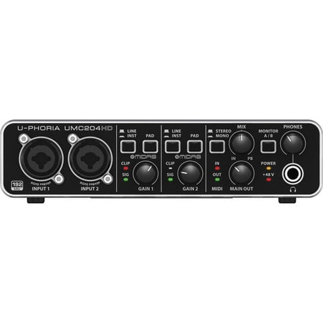 Behringer UMC204HD USB 2.0 Audio Interface