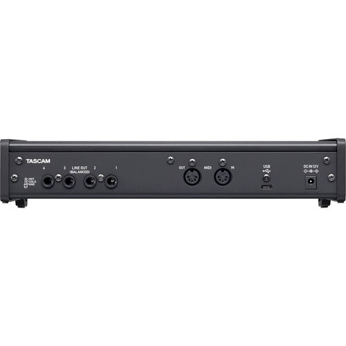 Tascam US-4x4HR Desktop 4x4 USB Type-C Audio & MIDI Interface