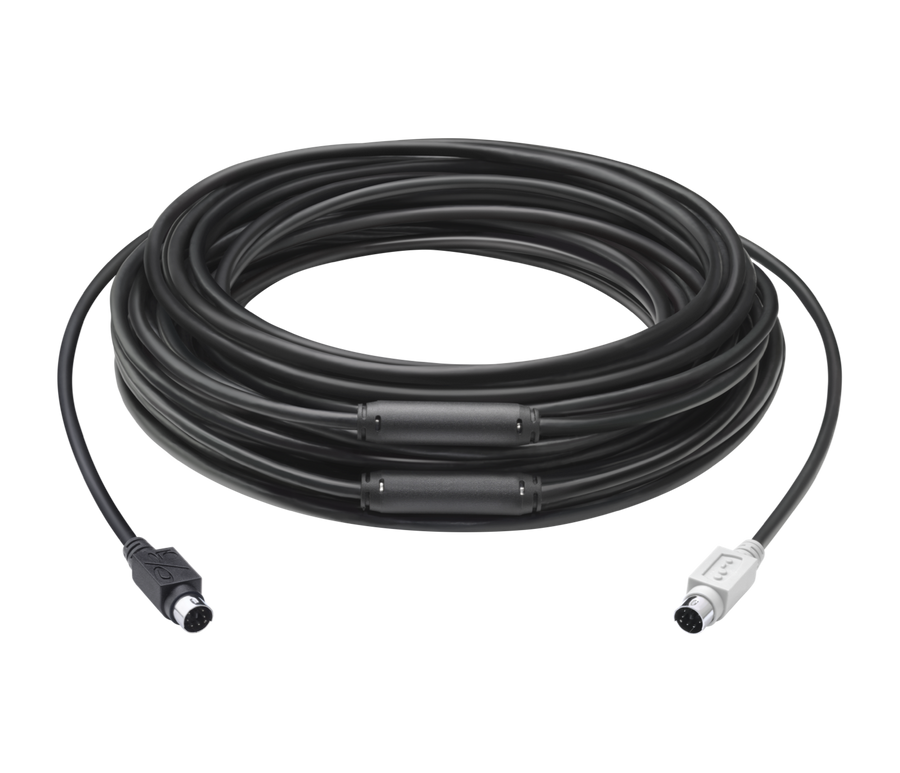Logitech GROUP 15M Extended Cable – Extended Connectivity Solution for Large Meeting Rooms