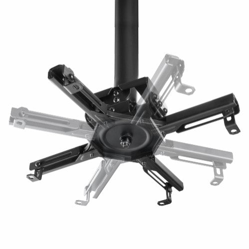 VSYS VPM-20-02L telescopic projector ceiling mount, front view