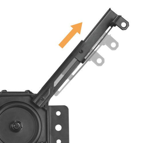 VSYS VPM-20-02L telescopic projector ceiling mount, front view