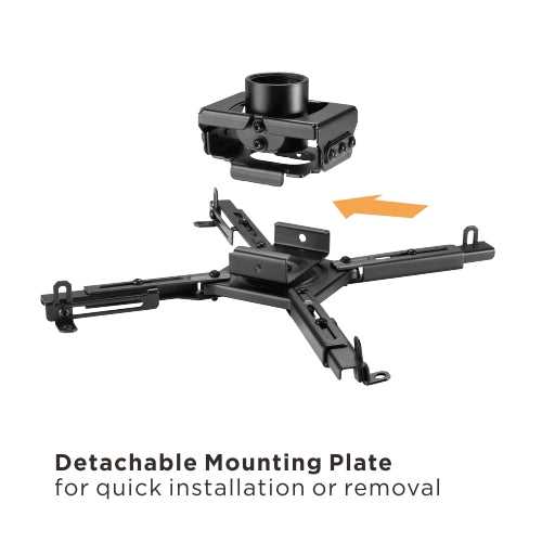 VSYS VPM-20-H universal projector interface bracket, front view