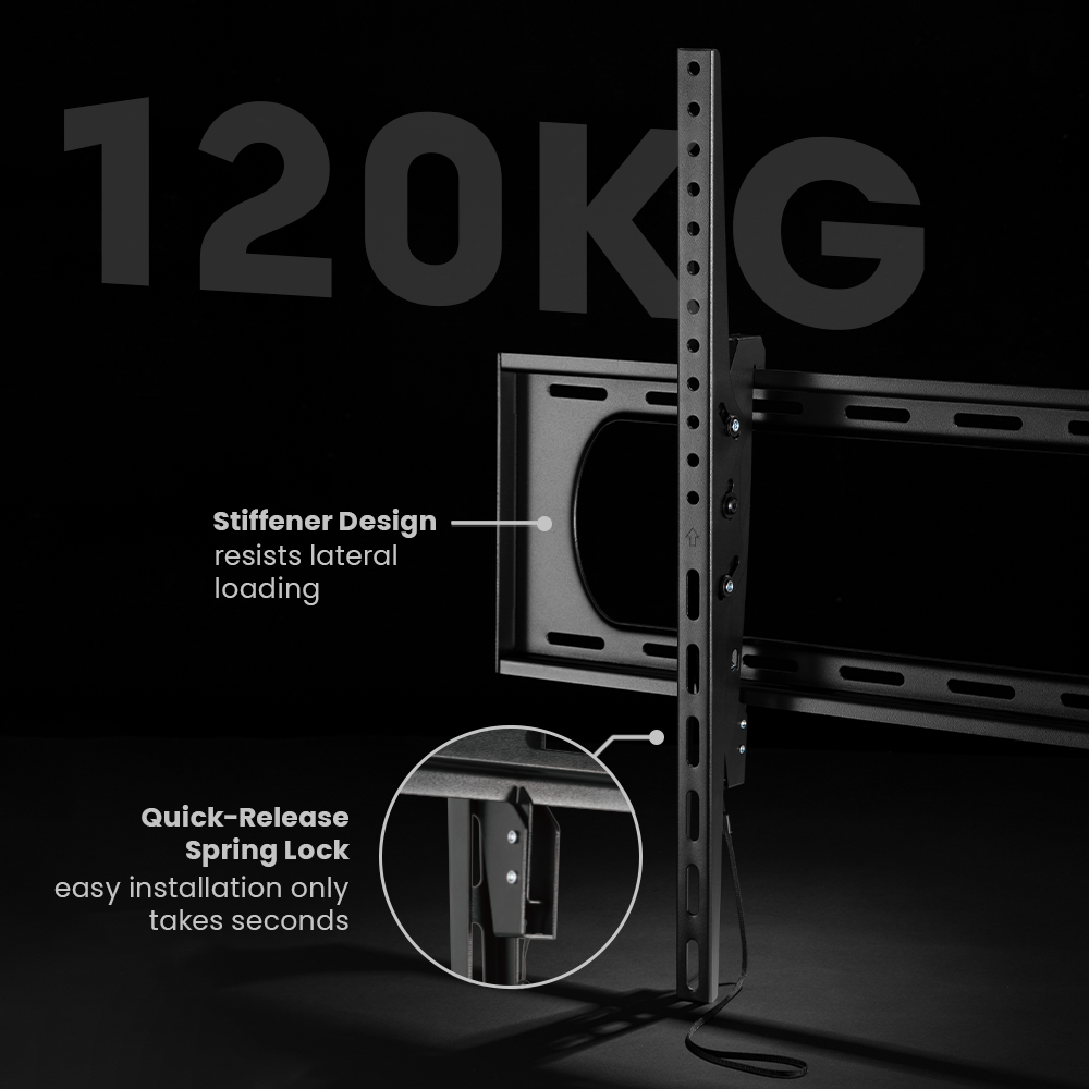 VSYS VS01A-69T heavy-duty tilting TV wall mount front view