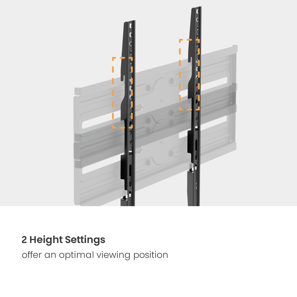 VSYS VS02SE-446 Super-Economy Full-Motion TV Wall Mount for 32