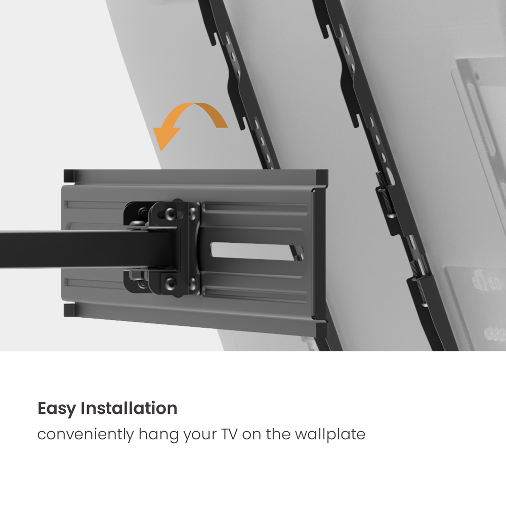 VSYS VS02SE-446 Super-Economy Full-Motion TV Wall Mount for 32