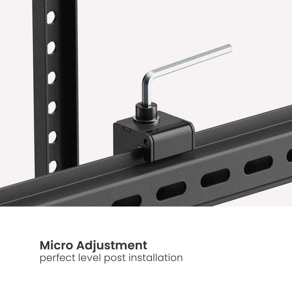 VSYS VS03P-610T pull-out tilt and swivel TV wall mount front view