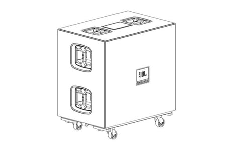 JBL VTX B18 ACC Accessory Cover and Castorboard
