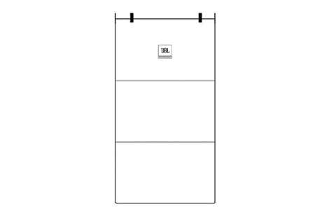 JBL VTX S25 VT CVRW Vertical Transporter Cover Wrap